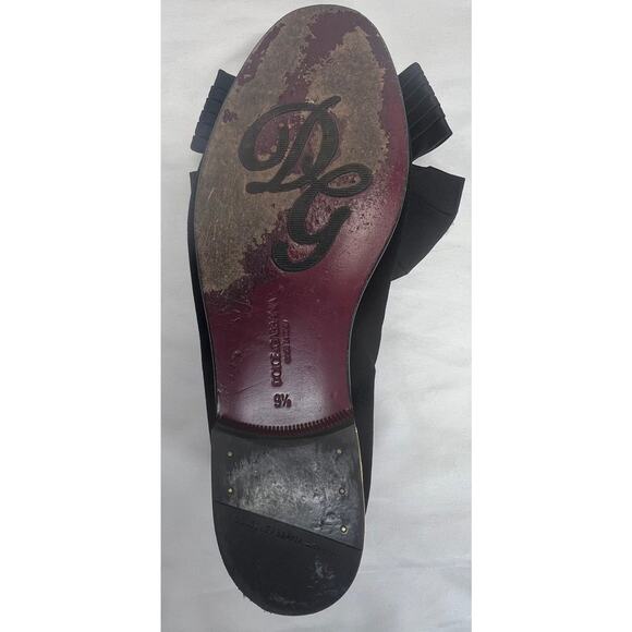 Dolce&Gabanna Baroque Crystal Ribbon Velvet Loafers Vaticano US10.5 SPB-C 352498